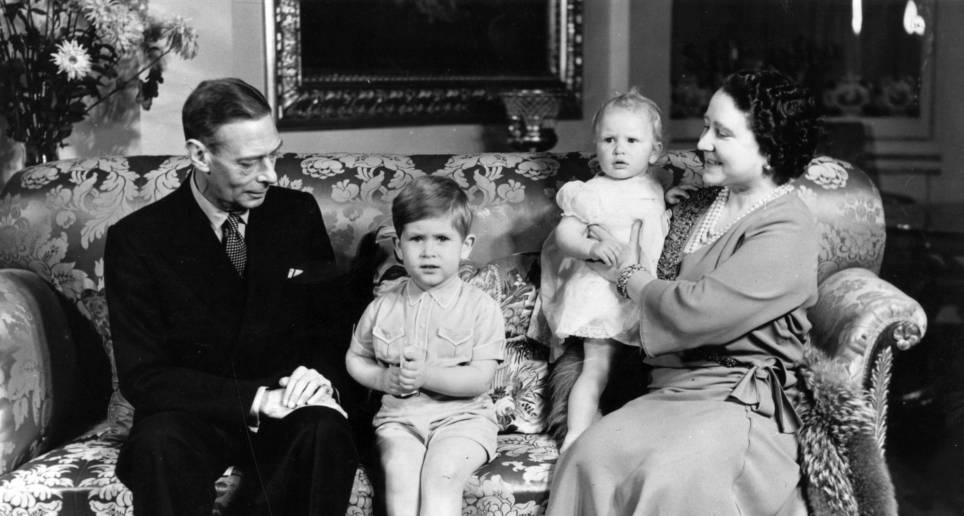 La Familia Real en 1951. Fotos de Getty