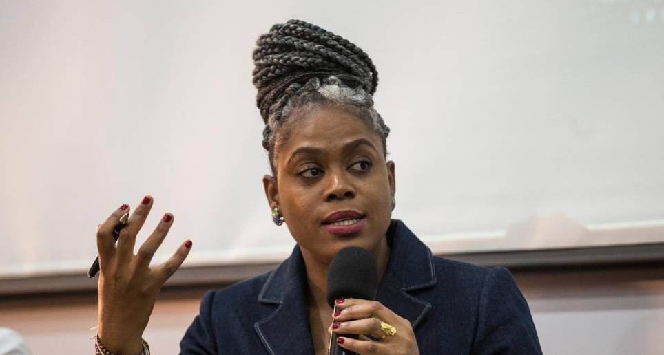 La ministra Aurora Vergara Figueroa llegó a la cartera de Educación en marzo de este año, luego de la salida de Alejandro Gaviria, de quien fue su viceministra de educación superior. FOTO Camilo Suárez