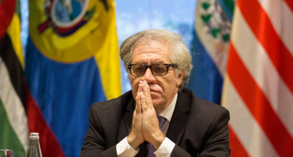 Luis Almagro fue elegido como secretario general de la OEA en el año 2015 y fue reelegido en 2020 con el apoyo de 23 de los 34 estados miembro, aún con un liderazgo cuestionado. FOTO El Colombiano
