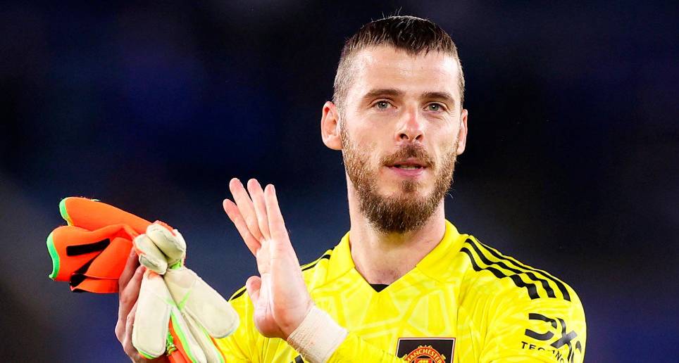 David De Gea duro 12 años en el arco del Manchester United. FOTO GETTY