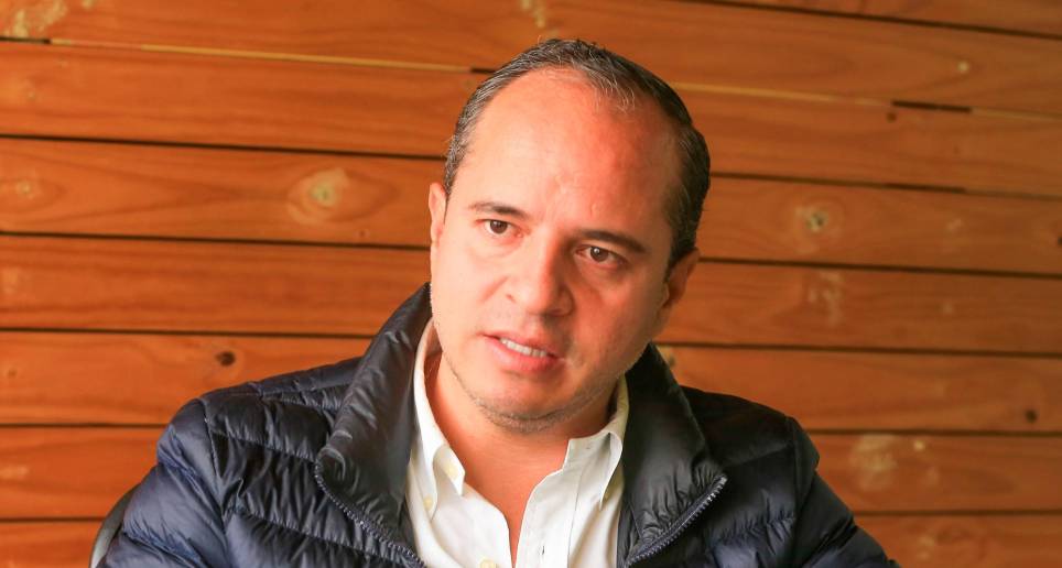 Juan Espinal, integrante del equipo político que lidera la senadora Paola Holguín, es el vocero de la bancada del Centro Democrático en la Cámara. FOTO ESNEYDER GUTIÉRREZ