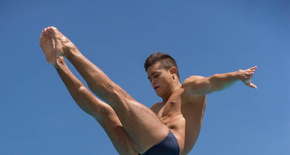Daniel Restrepo, figura de los saltos ornamentales en el ámbito mundial. FOTO ARCHIVO EL COLOMBIANO