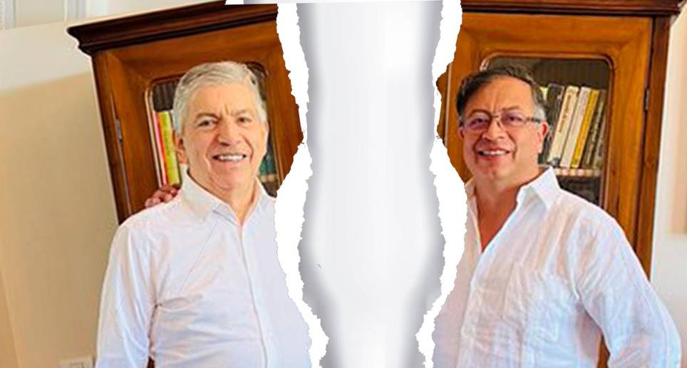 La relación de César Gaviria y el presidente Gustavo Petro se fracturó después de que el mandatario se infiltró en el Partido Liberal con el polémico Julián Bedoya. FOTO COLPRENSA