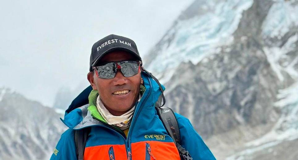 Kami Rita Sherpa es guía de ascenso en el Everest. FOTO: TOMADA DE INSTAGRAM @kamiritasherpa