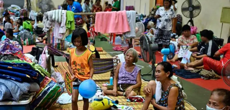 Cerca de 278.000 personas tuvieron que desplazarse de sus territorios por causa de la guerra entre Tailandia y Camboya. FOTO: AFP.