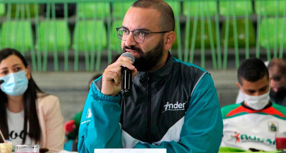 Cristian Sánchez estuvo año y medio a cargo del Inder. FOTO: CORTESÍA