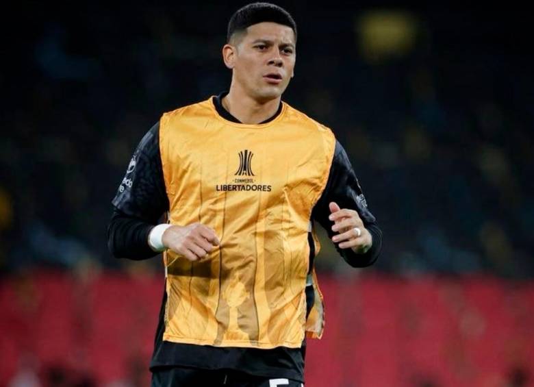 En la imagen aparece Marcos Rojo, jugador por el que Flamengo hace el reclamo. FOTO CONMEBOL