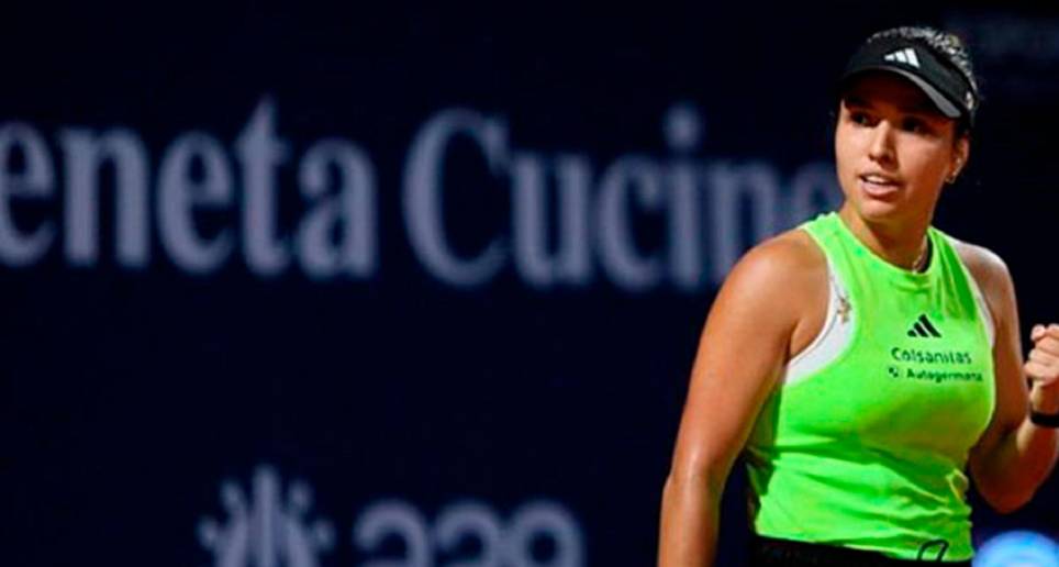 Camila Osorio es la raquet colombiana mejor ubicada en el ranquin WTA (67ª). FOTO TWITTER FEDECOLTENIS