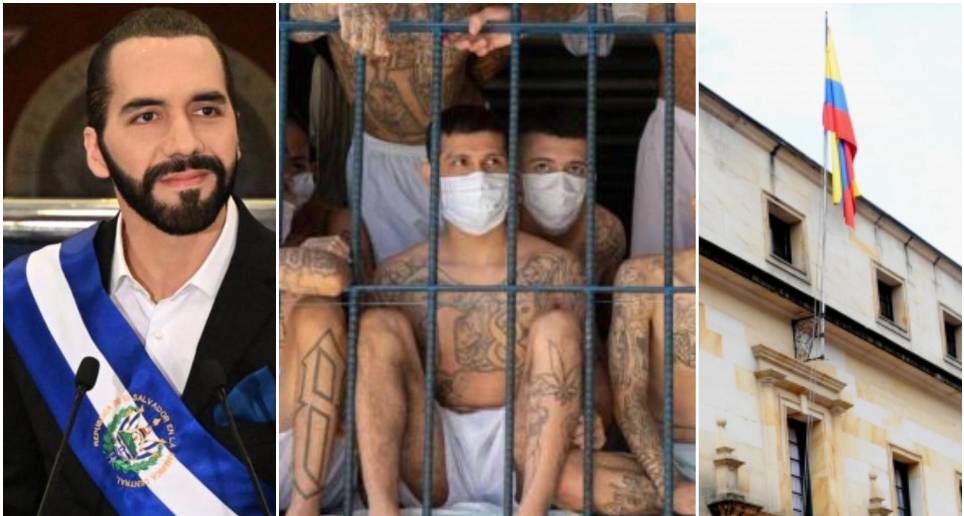Durante la visita, la cual se prestó asistencia consular a 28 de estos connacionales recientemente detenidos. FOTO: AFP y Cancillería 