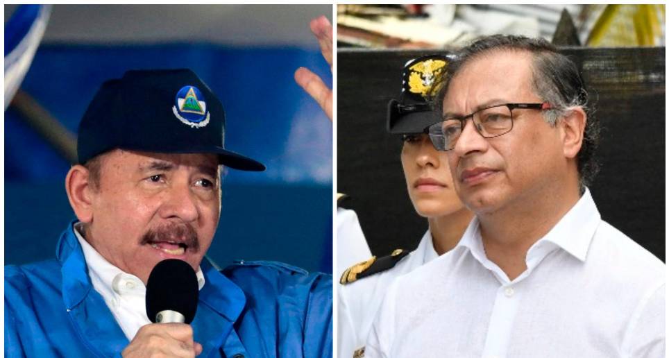 Daniel Ortega, presidente de Nicaragua, será buscado por Gustavo Petro para dialogar sobre comunidades raizales. FOTOS Cortesía y AFP/Archivo