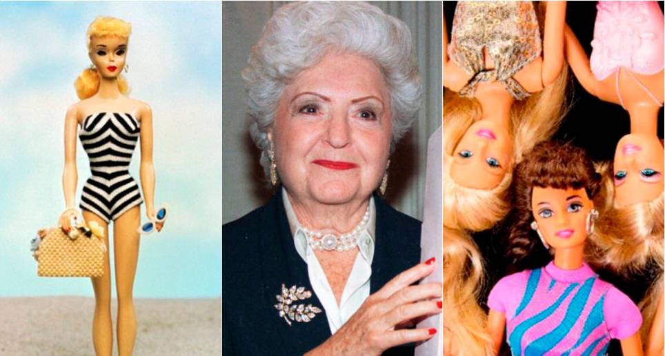 Ruth Handler falleció en 2002 tras pasar a la historia como la mujer que revolucionó la historia de los juguetes con la icónica muñeca Barbie. FOTOS: Getty y dollsanddolls.com 