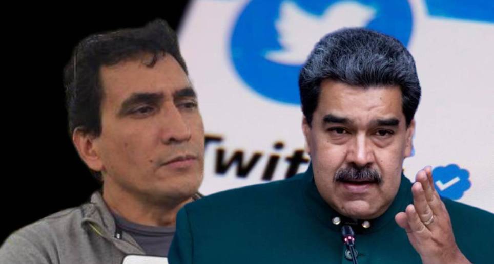 A Milton Rengifo le encontraron al menos 12 trinos en los que criticó a Nicolás Maduro. FOTOS COLPRENSA Y TWITTER @NicolasMaduro
