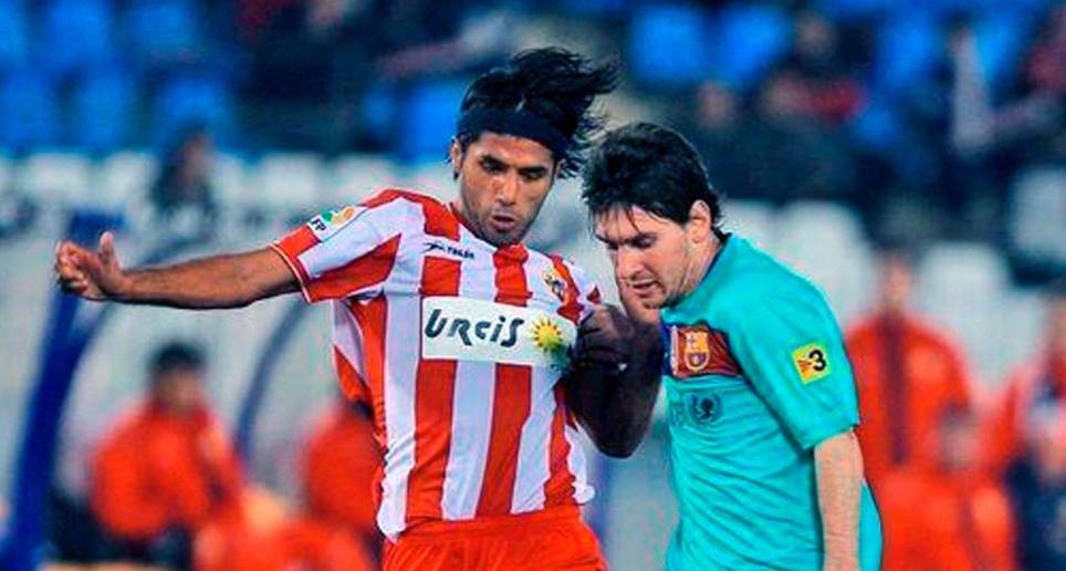 Esta foto pertenece al día en que Barcelona venció 8-0 a la Almería de Fabián Vargas. FOTO GETTY
