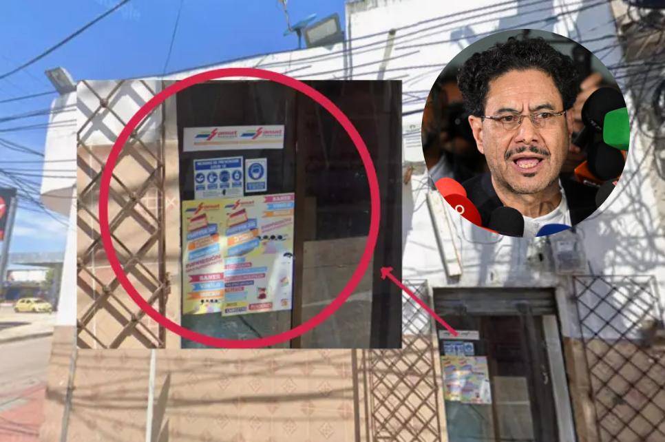 En esta casa de Barranquilla funciona la litografía Samat Publicidad S.A.S. Foto: redes y AFP