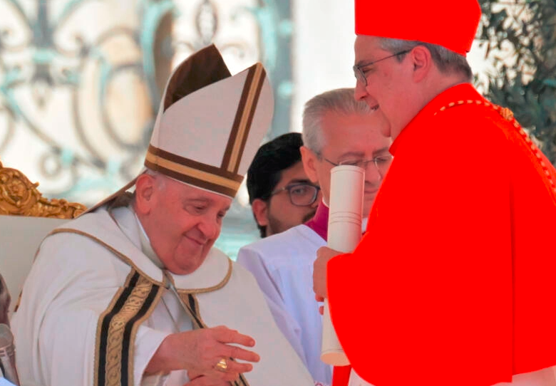 El papa buscó que todos los cardenales provinieran de todas las partes del mundo. Foto: AFP. 