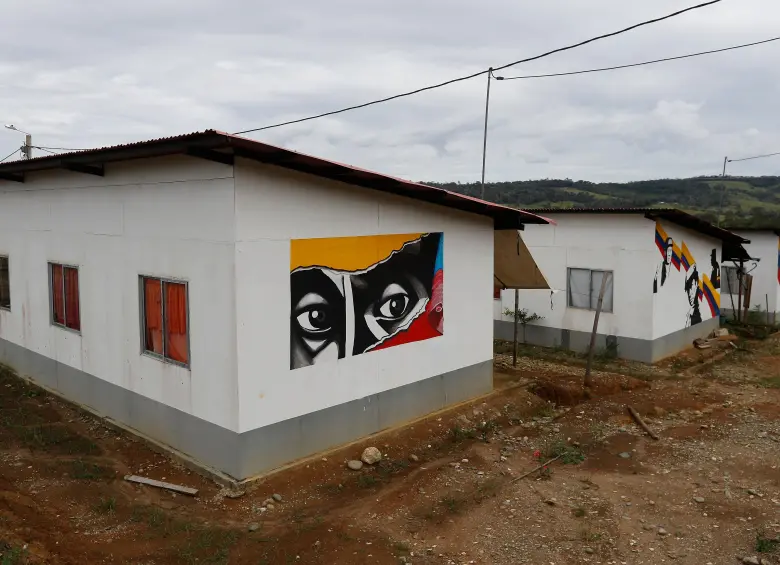 La ETCR del municipio de Mesetas, en Meta, creció hasta convertirse en un caserío habitado de forma permanente. FOTO manuel saldarriaga