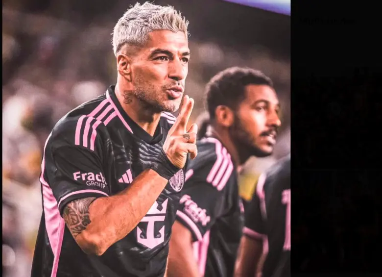 El delantero uruguayo Luis Suárez fue suspendido en la MLS por una falta violenta contra un rival. FOTO TOMADA X@LuisSuarez9