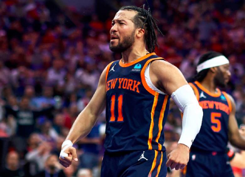 Jalen Brunson sigue imparable en los Knicks. Gracias a su aporte, su equipo se muestra sólido en estas semifinales de la NBA. FOTO: AFP