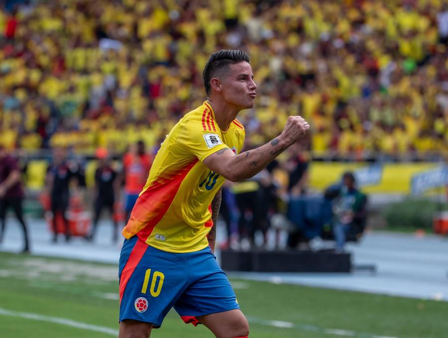 James Rodríguez cerró un gran año con la Selección Colombia, pero está gestionando cuál será su futuro en los clubes. FOTO : Juan Antonio Sánchez