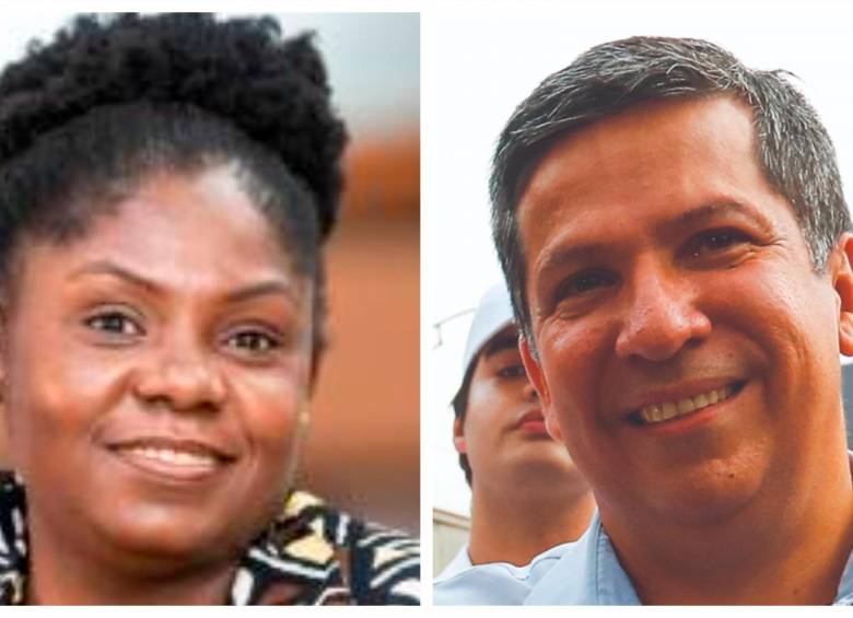 Francia Márquez y Rodrigo Lara Sánchez adelantarán una agenda política este lunes 4 de abril en Medellín. FOTO Colprensa y Camilo Suárez