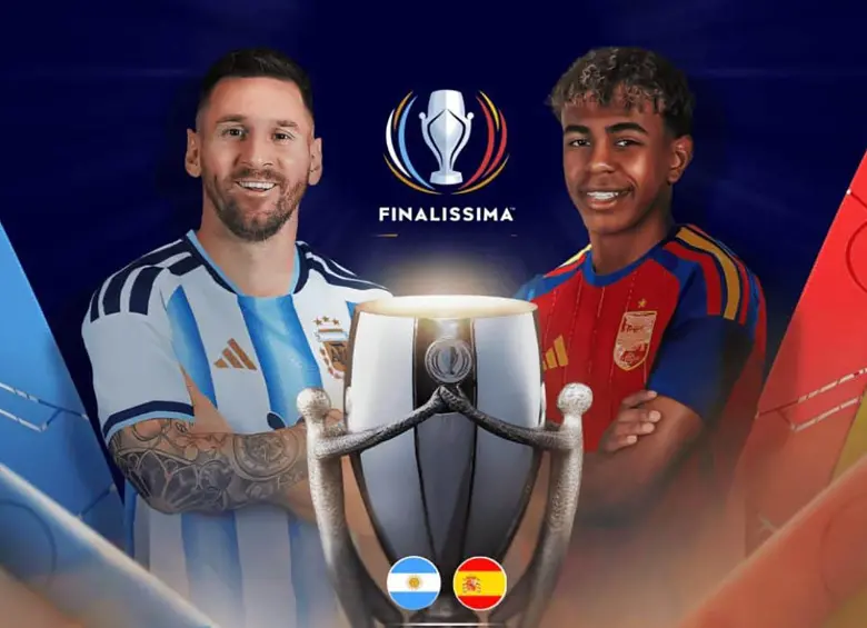 El promocionado duelo entre Lionel Messi y Lamine Yamal no se podrá ver por ahora tras la cancelación de la Finalissima. FOTO Conmebol