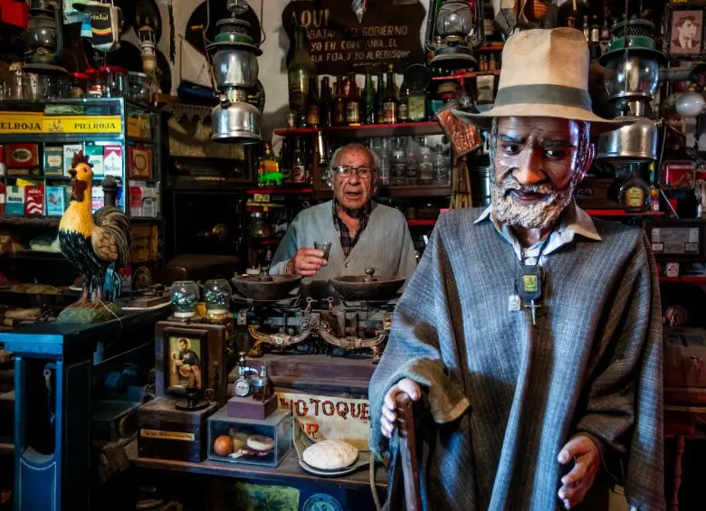 Este es Salvador Domínguez en el Museo La Estación. FOTO: Julio César Herrera.