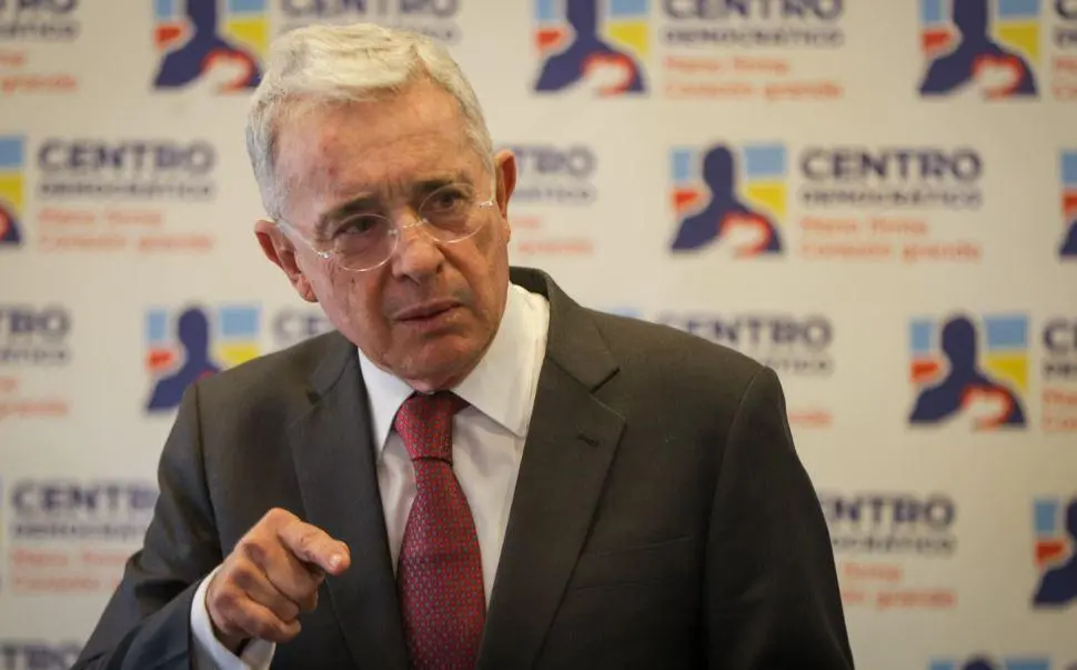 Álvaro Uribe Vélez, expresidente y líder del Centro Democrático. Foto: Colprensa