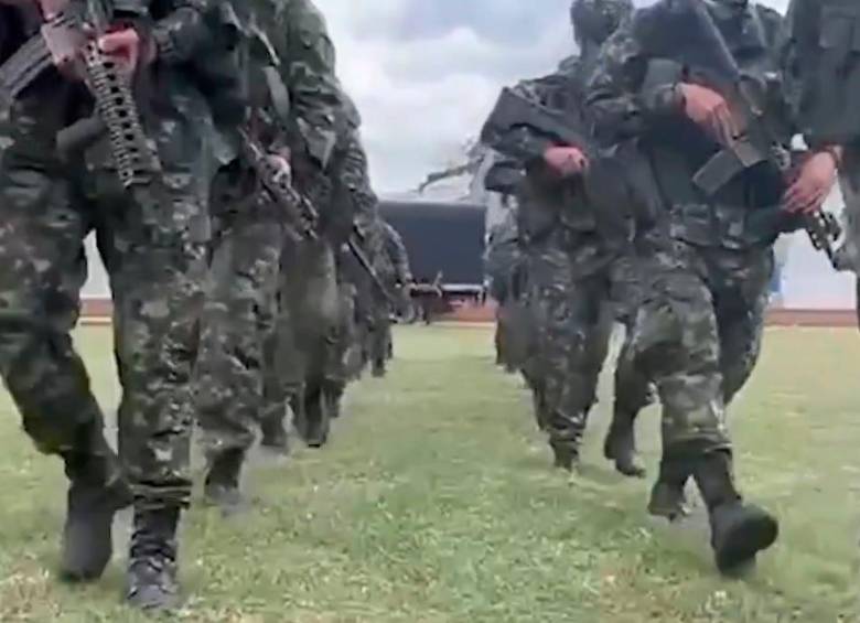 El Gobierno estima que por lo menos 3.000 colombianos están trabajando como mercenarios en distintos países. IMAGEN DE REFERENCIA TOMADA DE VIDEO DEL EJÉRCITO.