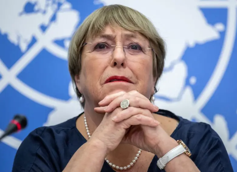 Expresidenta de Chile y ex alta comisionada de la ONU para los Derechos Humanos. FOTO: AFP
