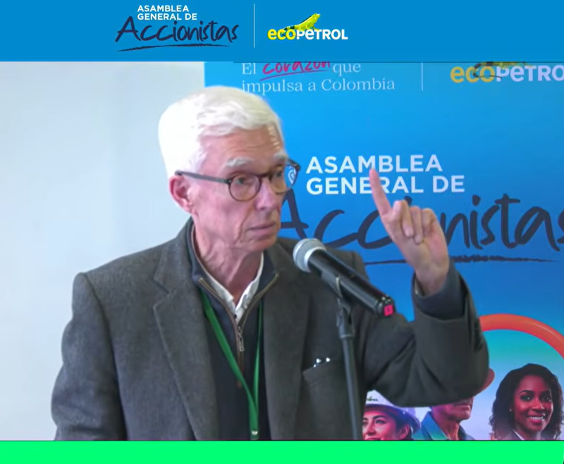 El exsenador y accionista minoritario afirmó que su preocupación está relacionada con que Ecopetrol termine destinando negocios de gran tamaño a empresas multinacionales. Foto: Redes sociales