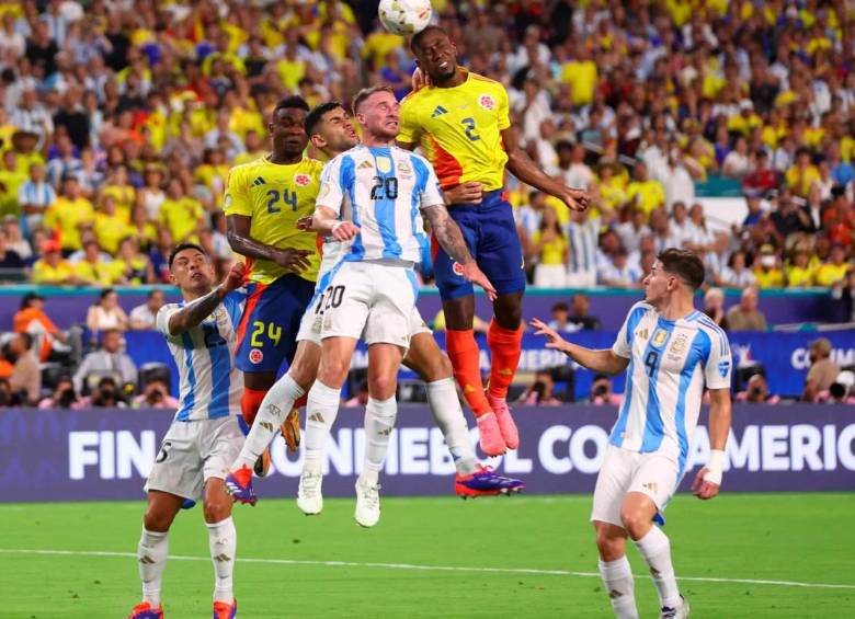 Colombia cayó 0-1 ante Argentina en la final de la Copa América 2024. FOTO: GETTY
