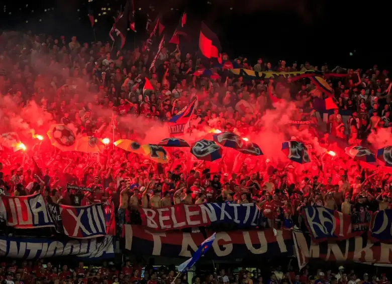 Imágenes de la hinchada del DIM en la final. FOTO: CAMILO SUÁREZ ECHEVERRY. 