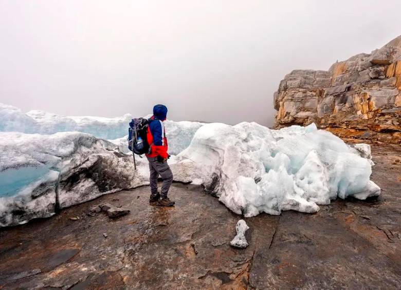 Los glaciares colombianos enfrentan un peligro creciente de extinción. Foto Afp