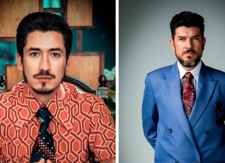 Juan Pablo Urrego interpreta a Leonardo Villegas en su etapa de joven, mientras que Gustavo Angarita Jr lo hace en su edad adulta. FOTO Cortesía Caracol TV: