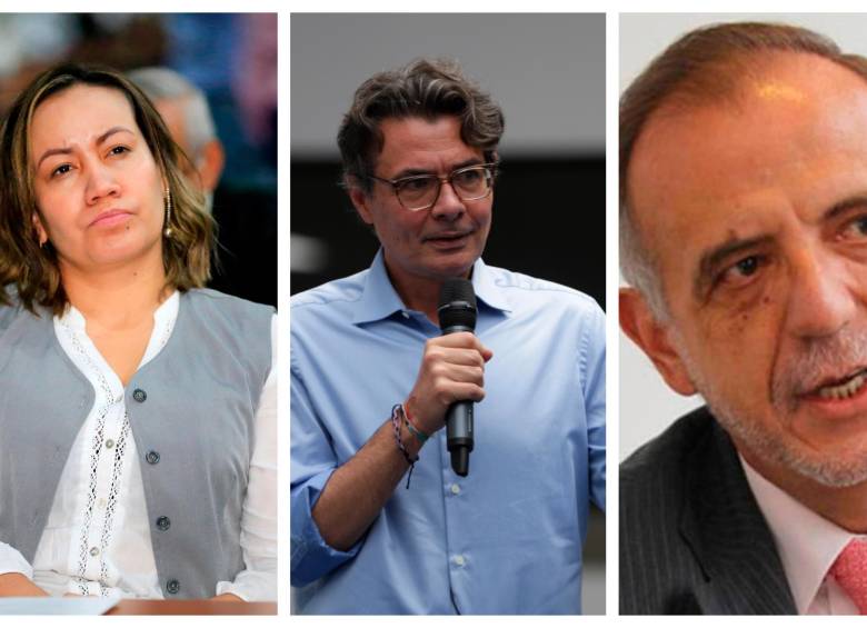 Carolina Corcho (izquierda), Alejandro Gaviria (centro) e Iván Velásquez (izquierda) fueron nombrados como ministros del gobierno entrante de Gustavo Petro. FOTO: EL COLOMBIANO Y CORTESÍA