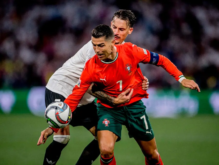Ronaldo marcó el gol de la victoria de Portugal 1-2 sobre Alemania en semifinales de Liga de Naciones. FOTO: GETTY