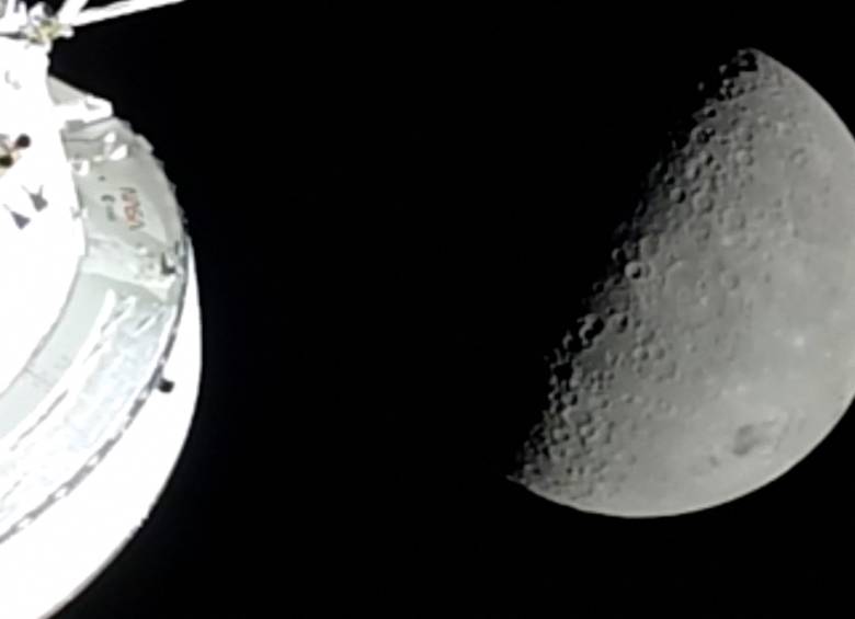 Astronautas de Artemis II inmortalizaron un “atardecer” de nuestro planeta, en una foto publicada este martes por la NASA. FOTO NASA/AFP