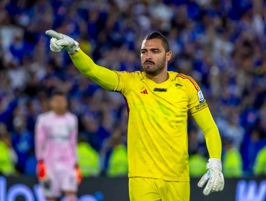 El arquero Álvaro Montero será el titular de Colombia en el amistoso ante Nueva Zelanda. FOTO JUAN ANTONIO SÁNCHEZ 