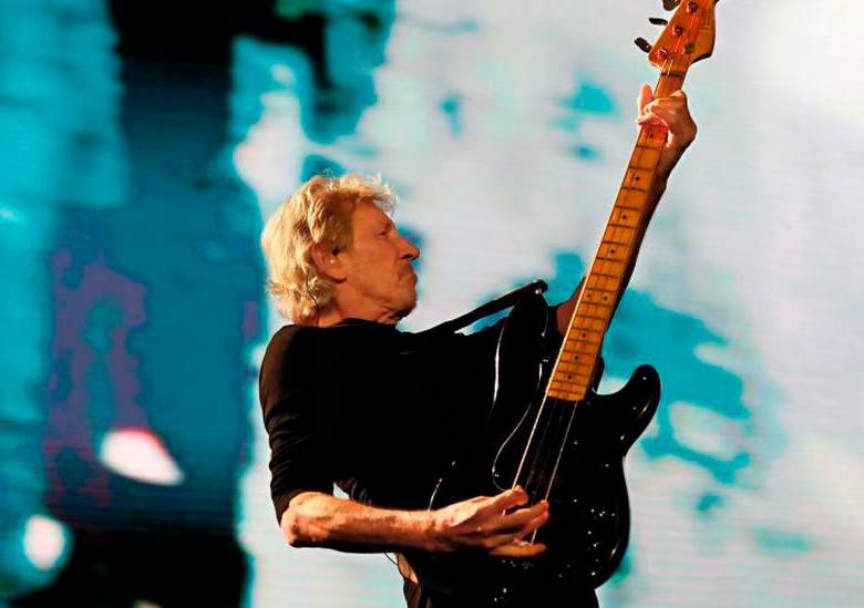 El líder de la mítica Pink Floyd está en su gira de despedida y no se cansa de provocar debates a su paso. Foto: Efe.
