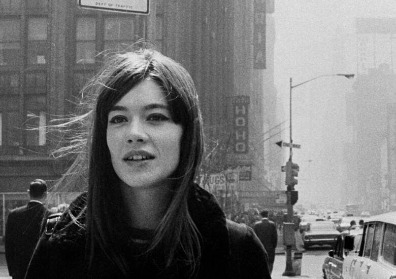 Francoise Hardy en Nueva York al comienzo de su carrera artística. FOTO AFP