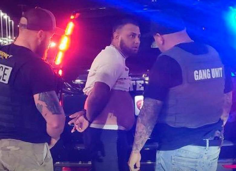 Alias “Pedrito” o “Maracucho” fue detenido en Texas (EE.UU.) por agentes de la agencia HSI. FOTO: CORTESÍA ALCALDÍA DE BOGOTÁ.