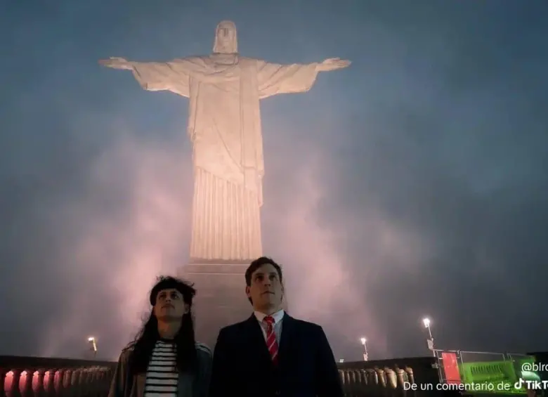 Esta sería, al parecer, la última foto que se tomaron Oliver Tree y Gaspi en Brasil. FOTO: Redes sociales.