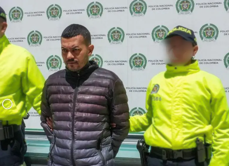 Elder José Arteaga Hernández, alias El Costeño, al momento de su capturado. Foto: Policía Nacional