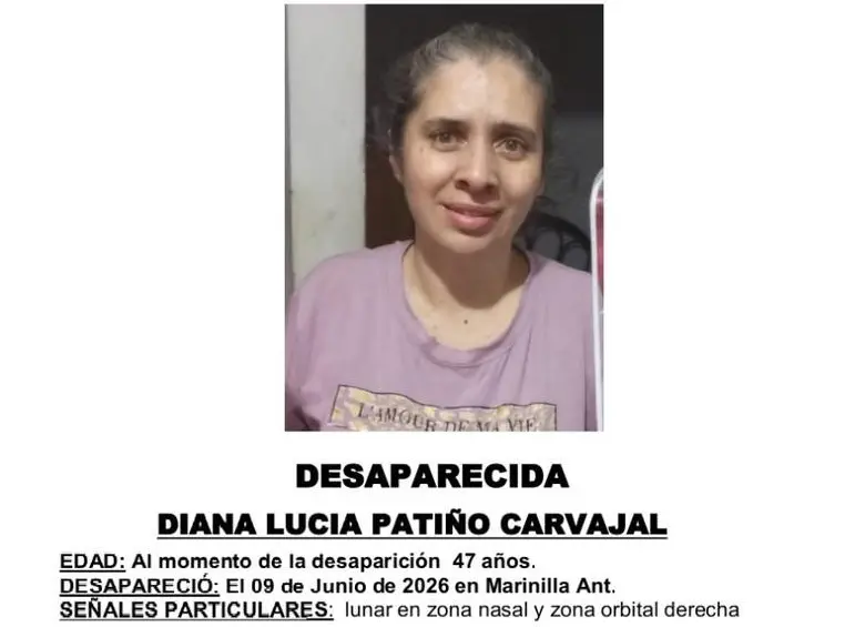 ¿La ha visto? Diana Patiño lleva perdida un mes en el Oriente antioqueño
