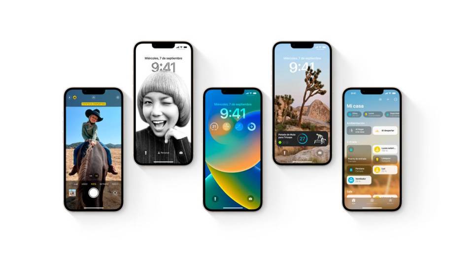 Sistema operativo iOS 16.4. FOTO Cortesía Apple