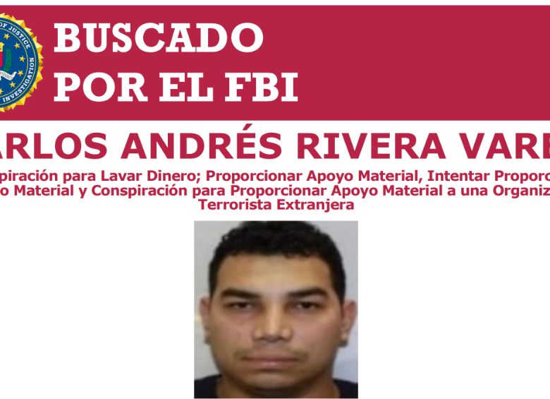 Carlos Rivera, alias La Firma, es buscado por el FBI. Foto: EE. UU.