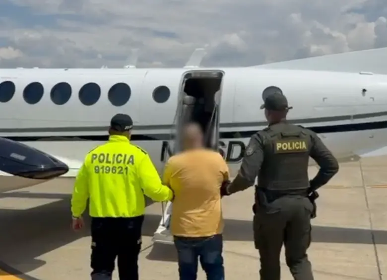 Rubén Darío Jaramillo Pinto espera por ser extraditado a Estados Unidos. FOTO: Cortesía Policía
