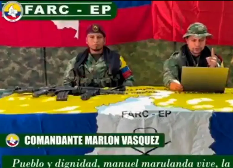El video manipulado en el que aparece “Marlon”. imagen de video