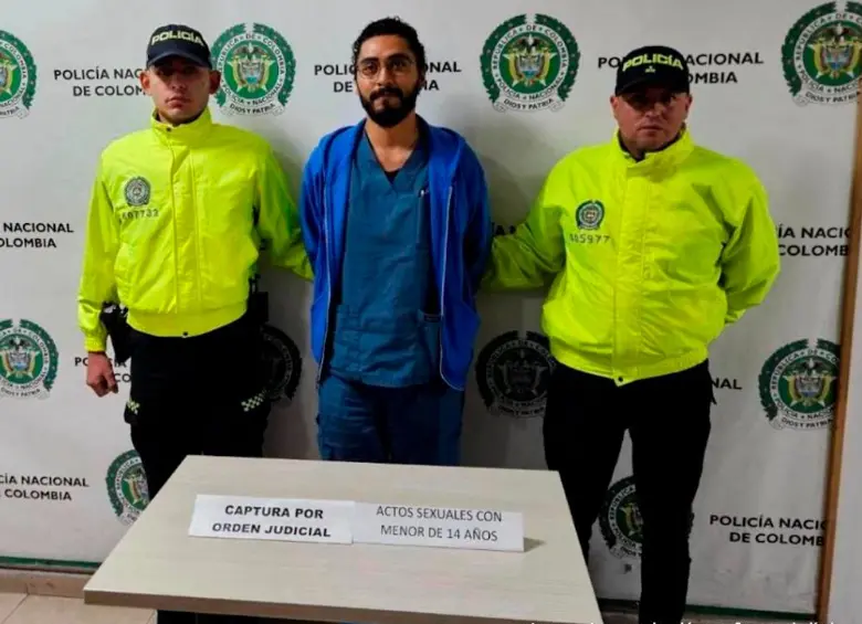 El médico general José David Castro Giraldo, encarcelado presuntos hechos de pedofilia. FOTO: CORTESÍA DE LA FISCALÍA.