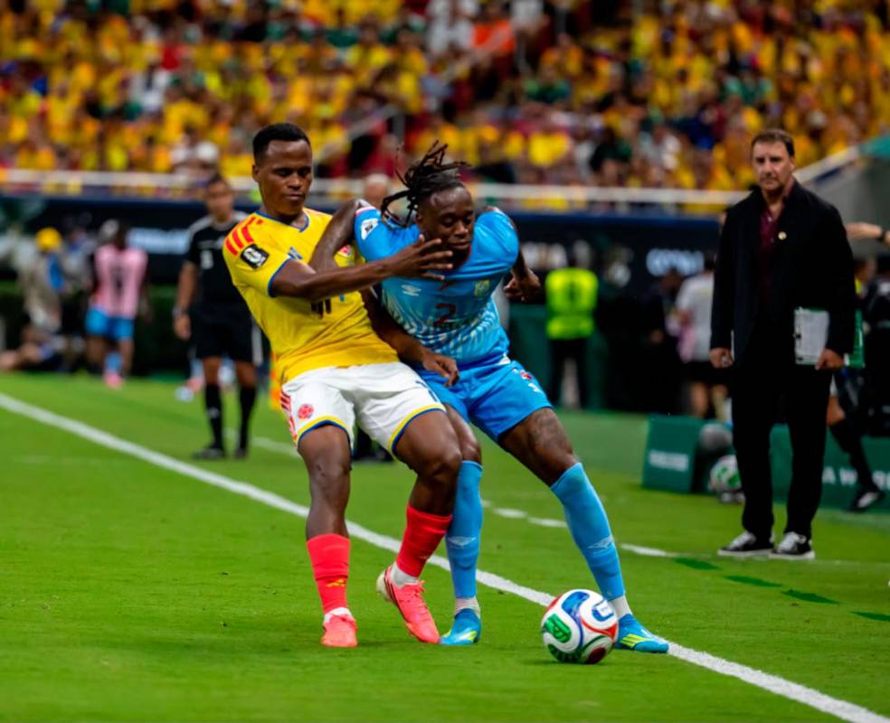 Jhon Arias fue uno de los jugadores más incisivos en el partido contra Congo. Foto: Juan Antonio Sánchez